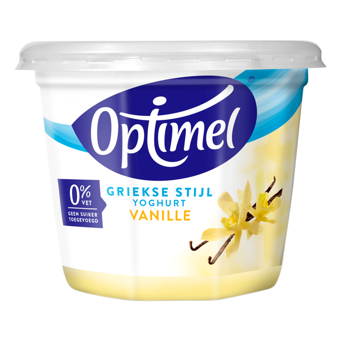 Optimel Yoghurt Griekse stijl vanille 0%  vet 450g