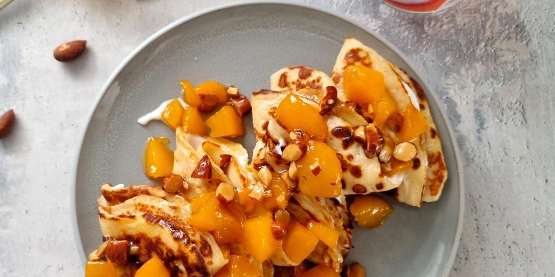 Perzik crepes