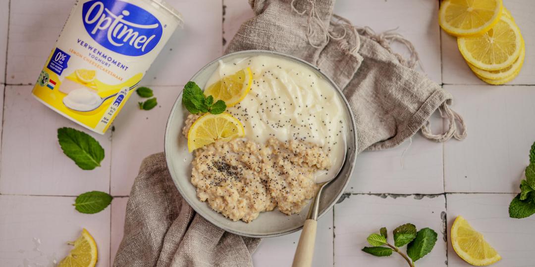 Lemon cheesecake havermoutpap