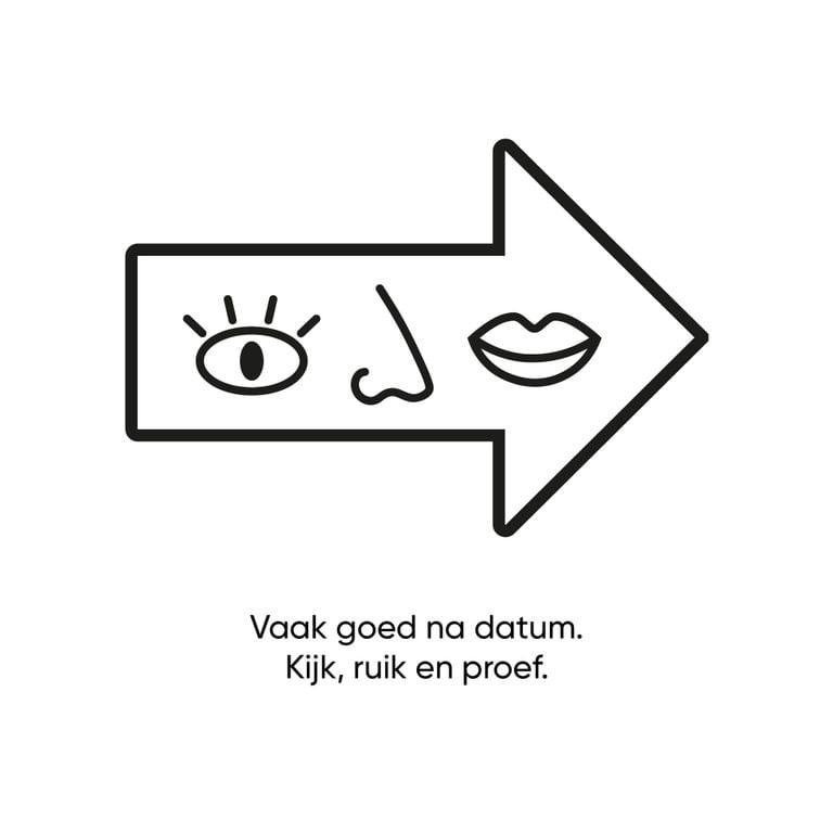Kijk, Ruik en proef logo