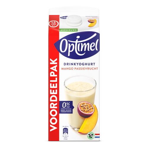 Optimel Drinkyoghurt Mango Passievrucht 0% vet 1.5L