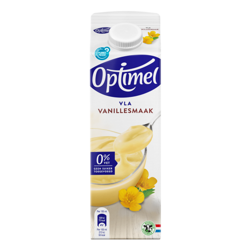 Optimel Magere vla vanillesmaak 0% vet 1L