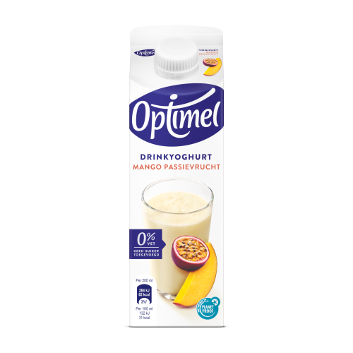 Optimel Drinkyoghurt Mango Passievrucht 0% vet 500 mL