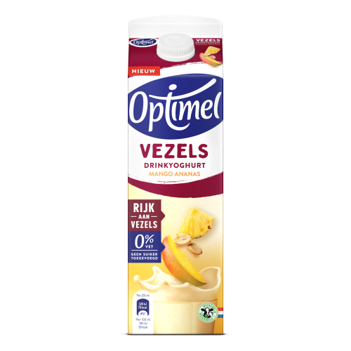 Optimel Vezels Drinkyoghurt Mango Ananas