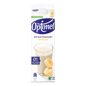 Optimel Drinkyoghurt banaan 0% vet 1L