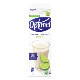 Optimel Drinkyoghurt limoen 0% vet 1L