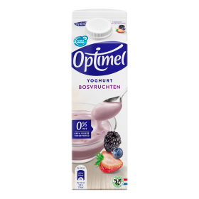 Optimel Magere Yoghurt Bosvruchten 0% vet 1L