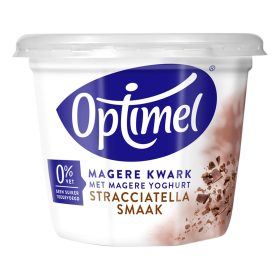 Optimel Magere kwark stracciatella smaak 0% vet 500g