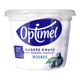 Optimel Magere kwark bosbes 0% vet 500g