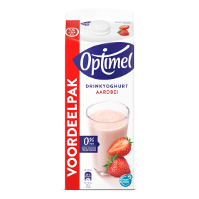 Optimel Drinkyoghurt Aardbei 0% vet 1.5 L
