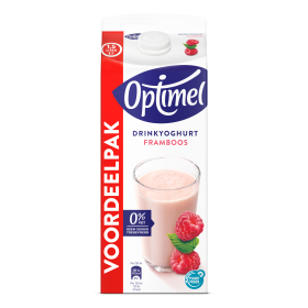 Optimel Drinkyoghurt Framboos 0% vet 1.5 L