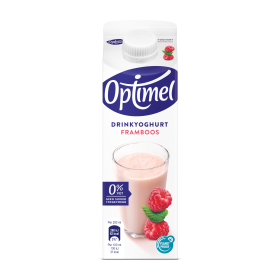 Optimel Drinkyoghurt Framboos 0% vet 500 mL