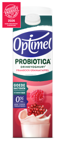 Optimel Probiotica drinkyoghurt Framboos Granaatappel 1L