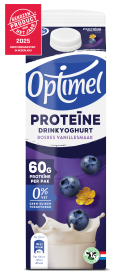 Optimel Proteïne Drinkyoghurt Bosbes Vanille - Product van het jaar 2025