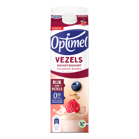 Optimel Vezels Drinkyoghurt Framboos Bosbes