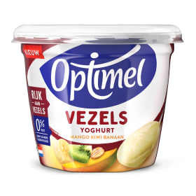 Optimel Vezels Yoghurt Mango Kiwi Banaan