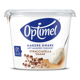 Optimel Magere Kwark Stracciatellasmaak 0% vet 500 g