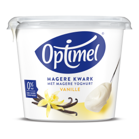 Optimel Magere Kwark Vanille 0% vet 500 g