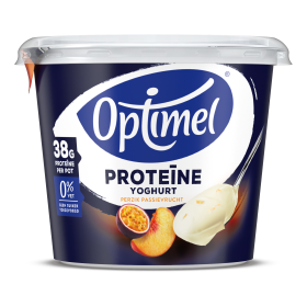 Optimel Proteïne Yoghurt Perzik Passievrucht 0% vet 450g